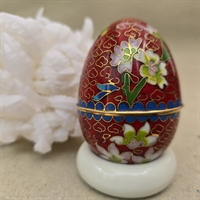 roedbrunt-emaljeaeg-closoné-blomsterdekoreret-delbart-gammelt-aeg